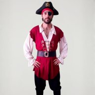 Disfraz Pirata Red / Hombre Adulto